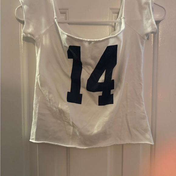 John Galt Bonnie Tee White One Size - Picture 2 of 5